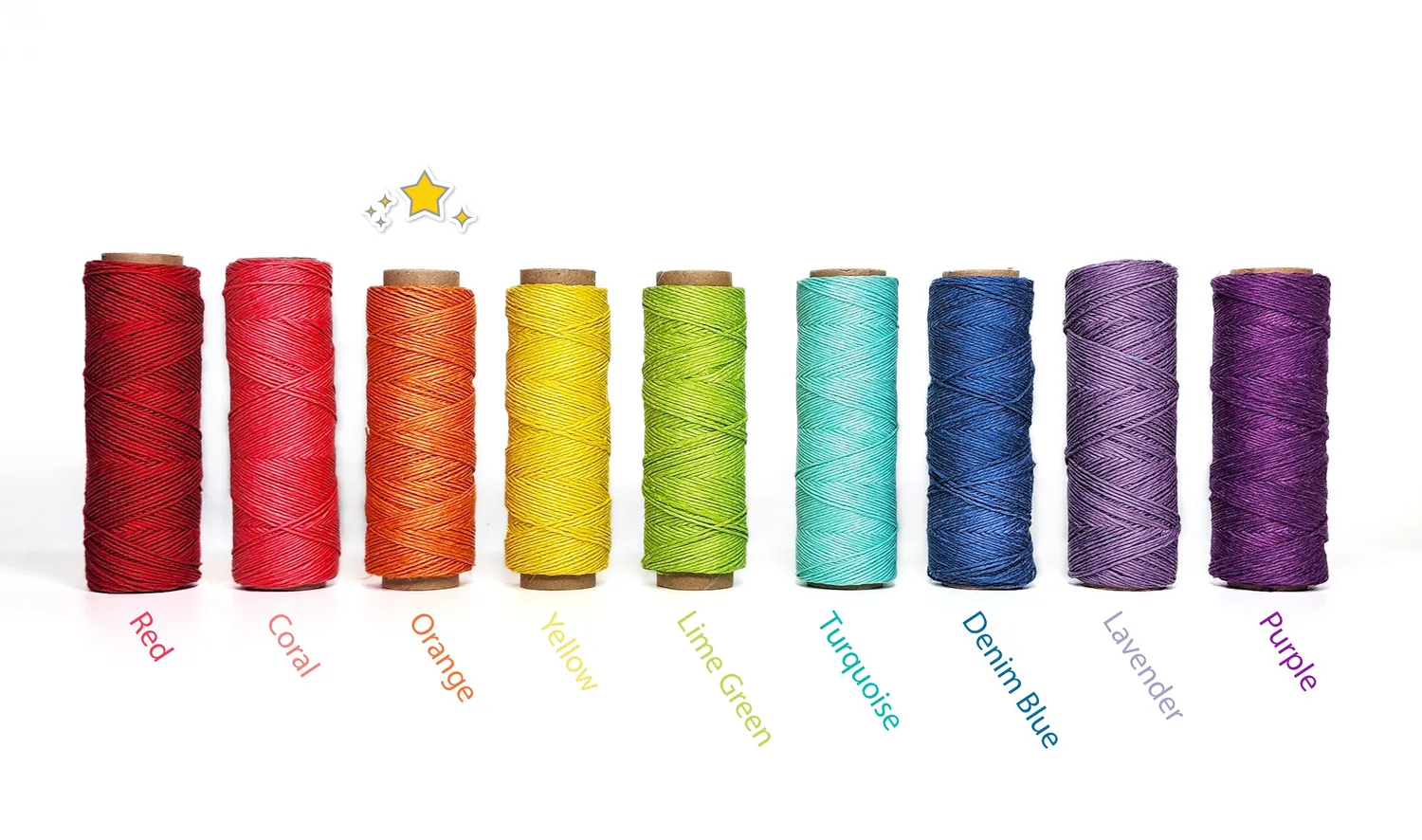 Lawn Fawn Orange Hemp Twine Hanfschnur 68 Yards Basteln