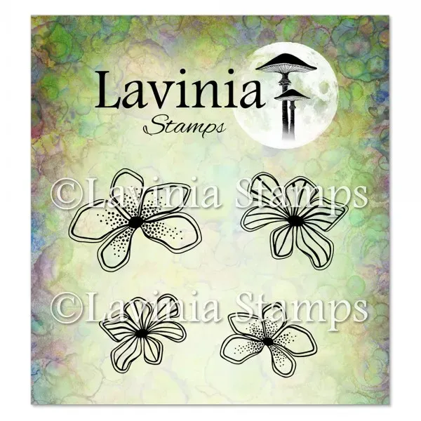 Lavinia Stamps Moss Flowers Stempel klar Photopolymer