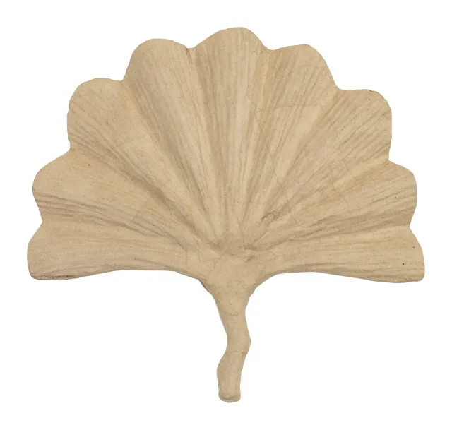 Décopatch AC894C Ginkgoblatt Pappmaché Rohling 32 cm braun