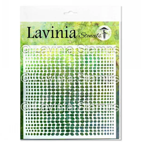 Lavinia Stamps Cryptic Large Schablone Strukturmuster