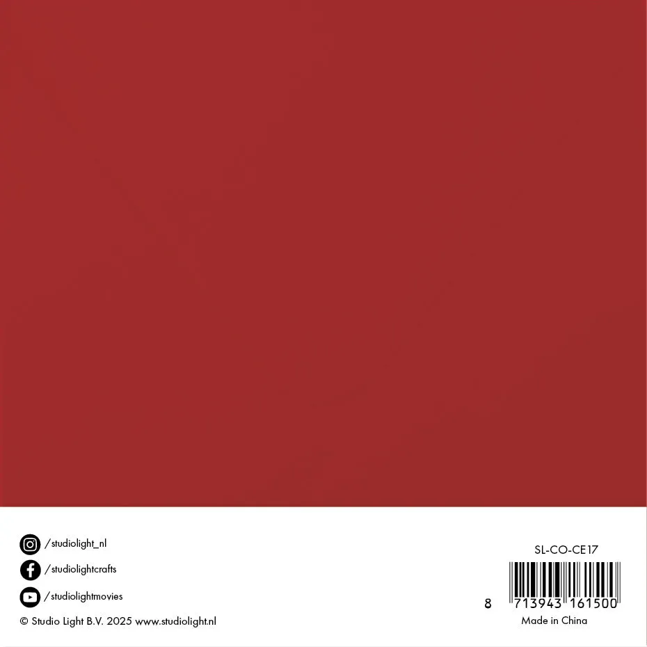 StudioLight Essentials Karten Umschläge Rot 152mm 20tlg