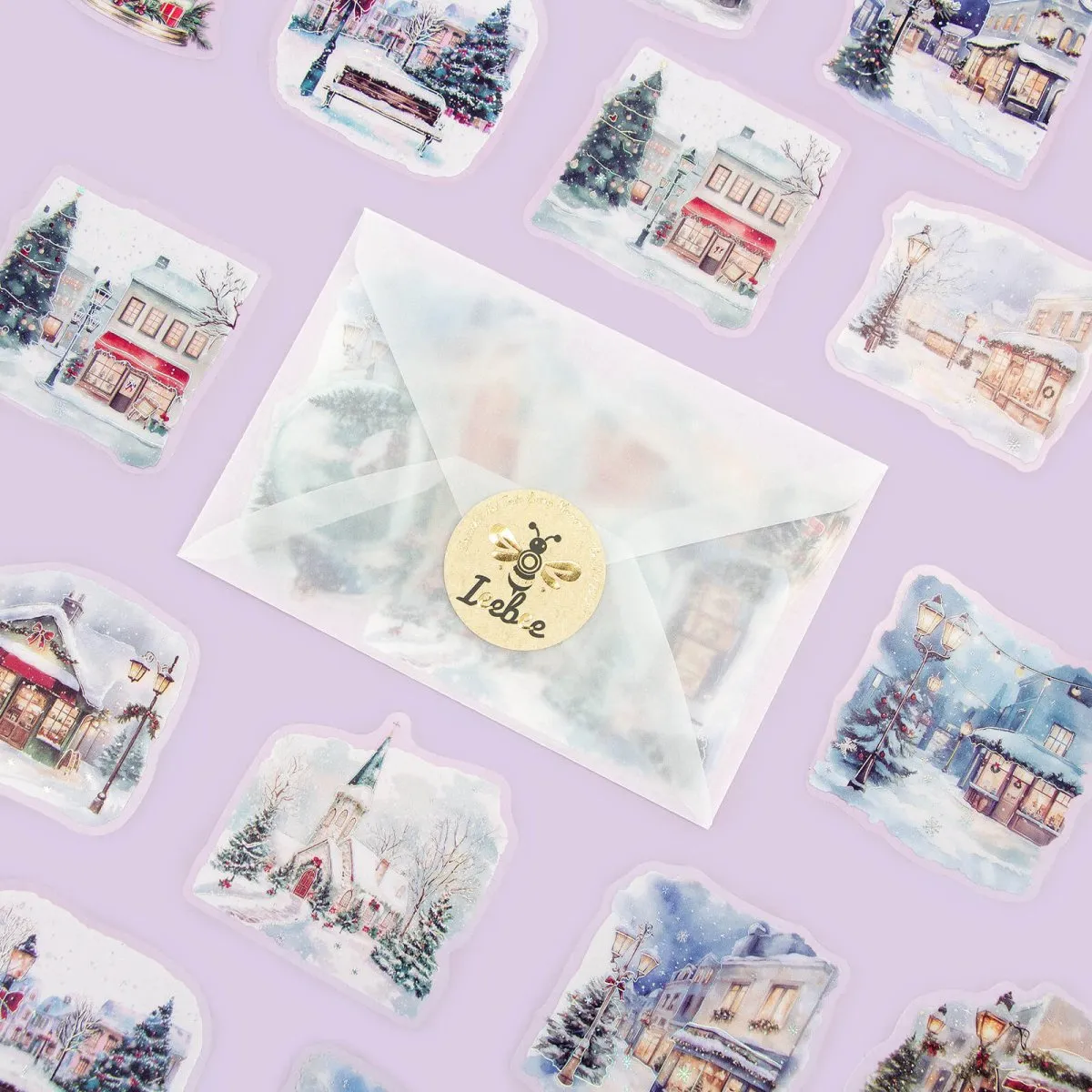 Ieebee Snowy Night Wandering Guide PET-Sticker Snowy Night matt