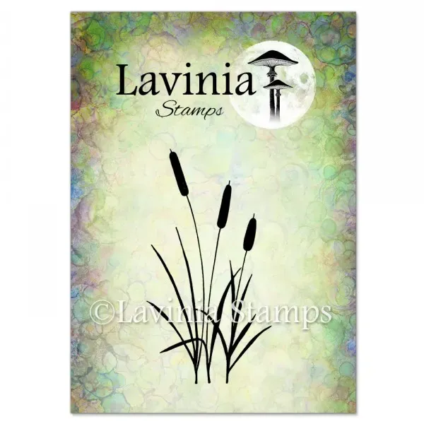 Lavinia Stamps Bulrushes Stempel Photopolymer Landschaft