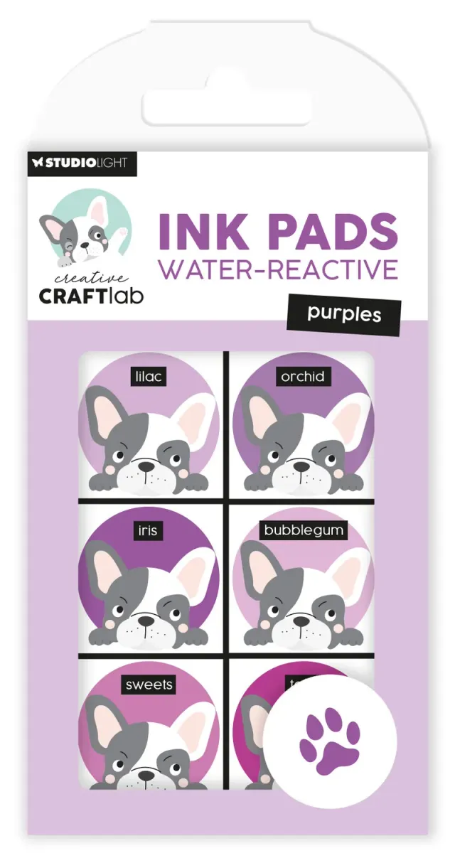 Creative Craftlab Essentials Stempelkissen Purples wasserreaktiv