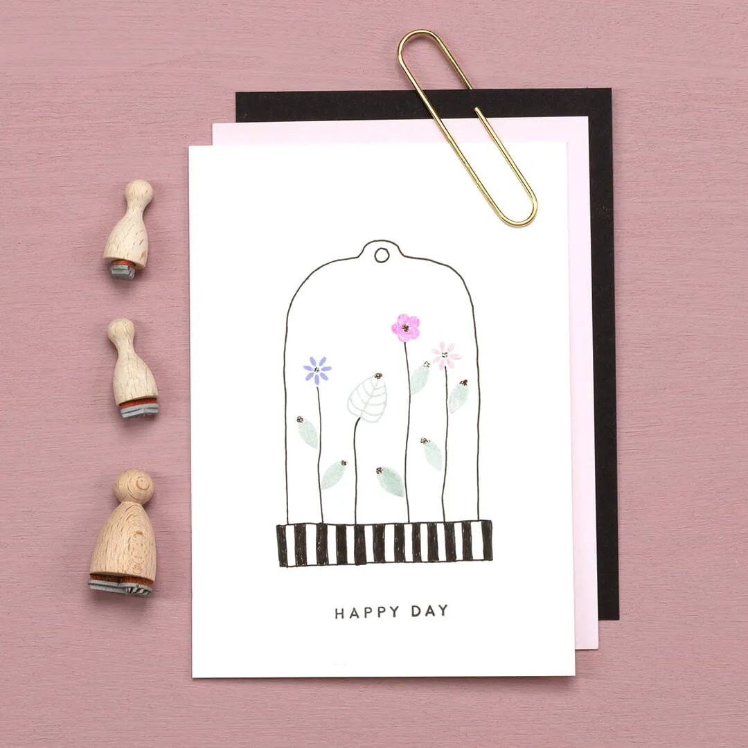 Perlenfischer Blossom Mini Stempel 8 mm Buche
