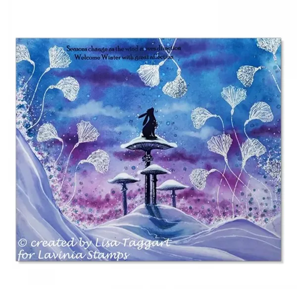 Lavinia Stamps Mini Meadow Mushroom Stempel Pilz