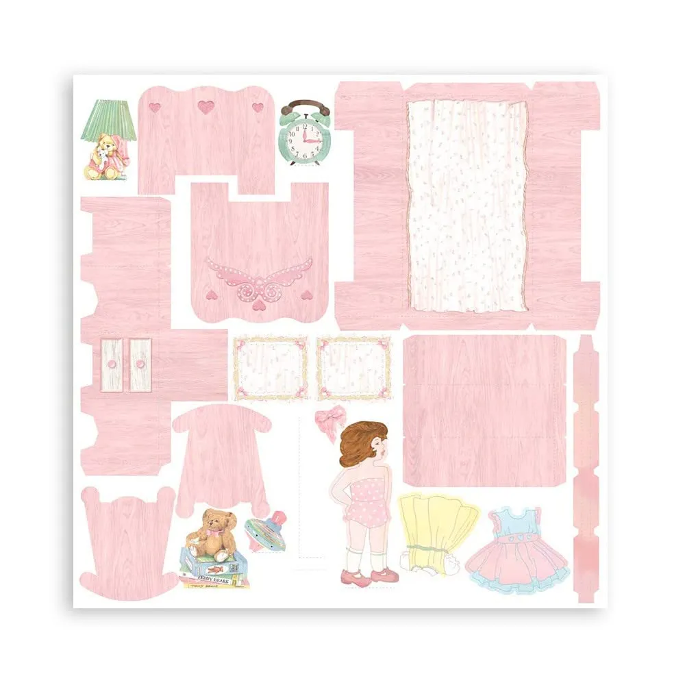 Stamperia DayDream Babyroom 3D Papier-Set 3D-Effekt