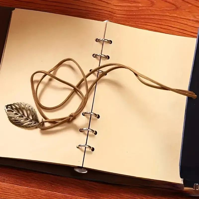 Ieebee Leaf Memories Notizbuch PU-Leder Blanko