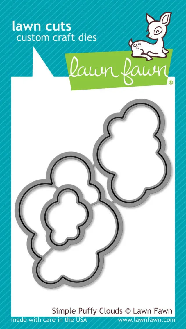 Lawn Fawn Simple Puffy Clouds Stanzen 3-teilig Wolken