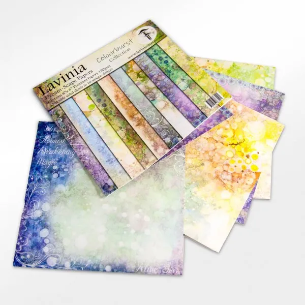Lavinia Stamps Dreamscape Colourburst Papier Set bunt