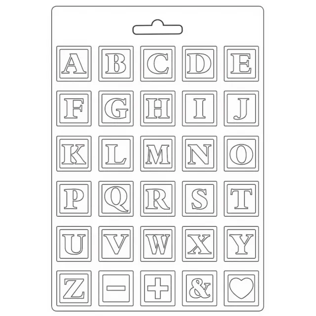 Stamperia Daydream K3PTA4532 Silikonform Alphabet A4