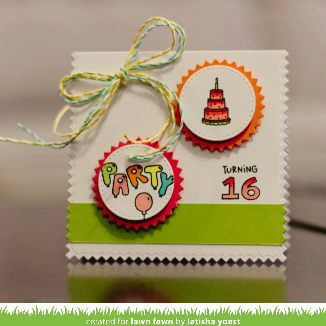 Lawn Fawn Plan on It Birthdays LF1340 Stempelset Geburtstag