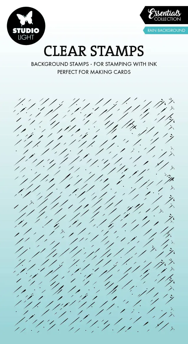 StudioLight Essentials Rain Background Stempel Regen