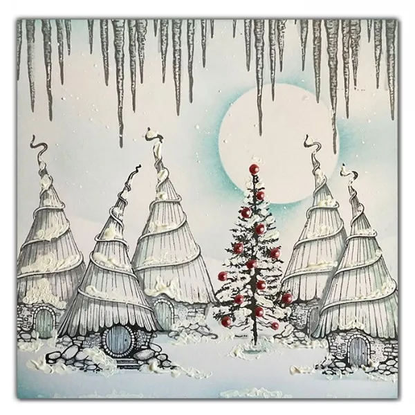 Lavinia Stamps Icicles Stempel Photopolymer