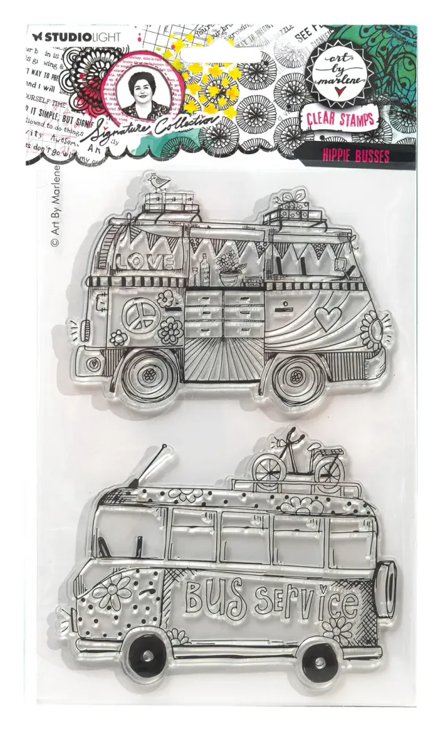 StudioLight Art by Marlene Signature Hippie Busses Stempel Busse