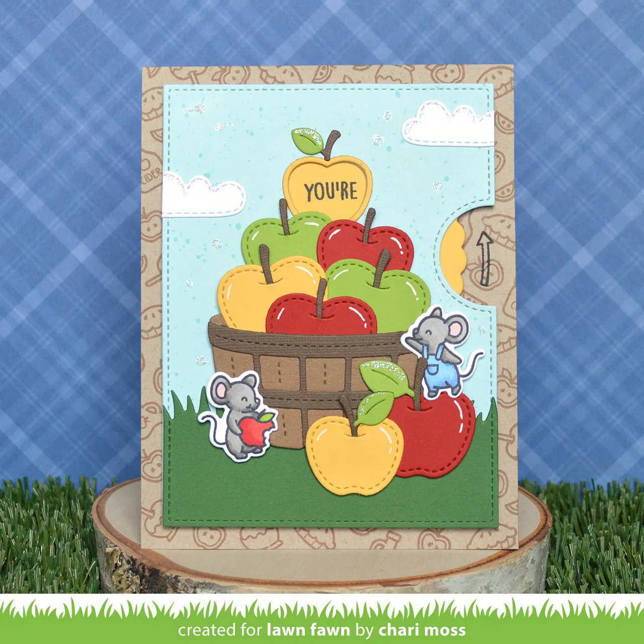 Lawn Fawn Build-A-Barrel Apple Stanzformen LF2962