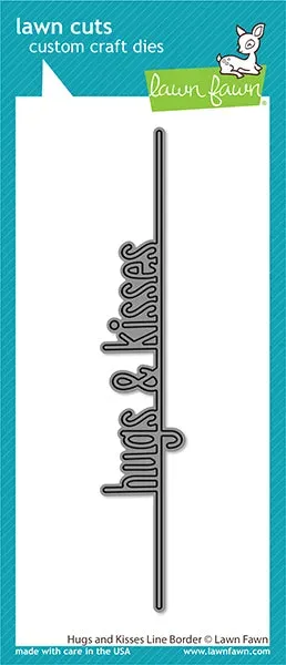 Lawn Fawn Hugs and Kisses Stanze Schriftzug 14,6 cm