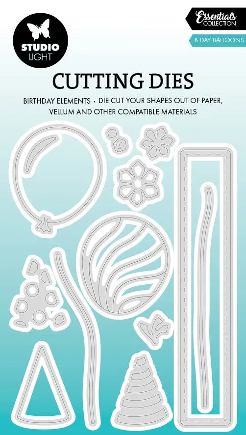 Studio Light Essentials B-day Balloons Stanzschablone Geburtstag