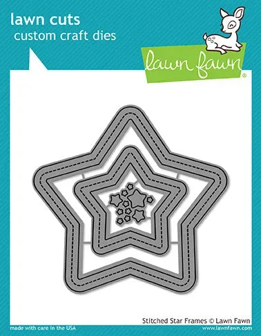 Lawn Fawn Stitched Star Frames Stanzen LF1630 Sterne