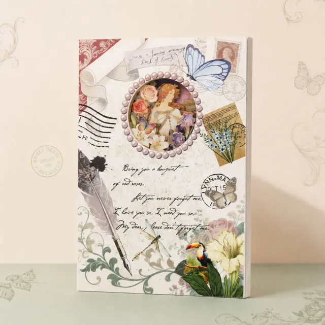 Ieebee Nature's Notes Journal 3D vintage 60 Seiten