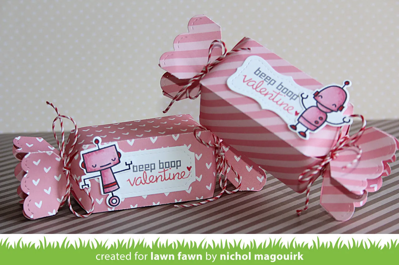Lawn Fawn Stitched Labels LF858 Stanzschablonen 3er Etiketten