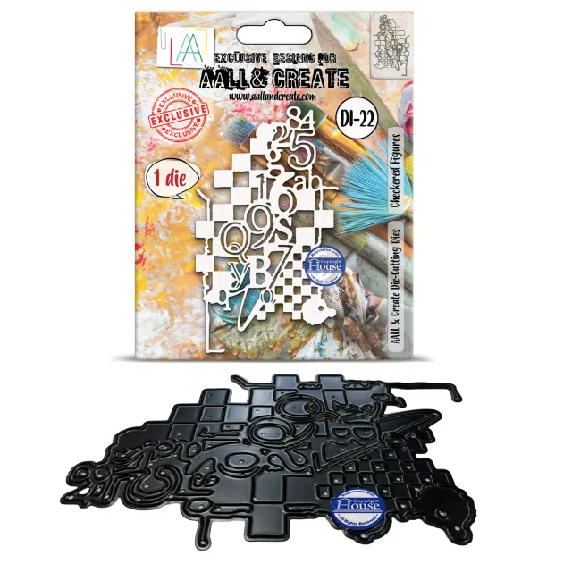 AALL and Create DI-22 Checkered Figures Stanzen Karo