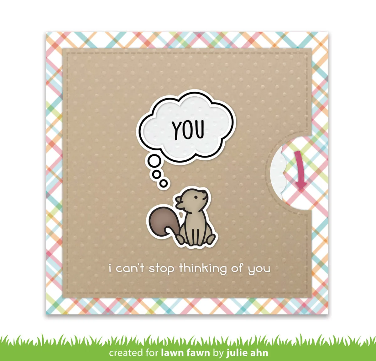 Lawn Fawn Reveal Wheel Thought Bubble Stanze Add-On