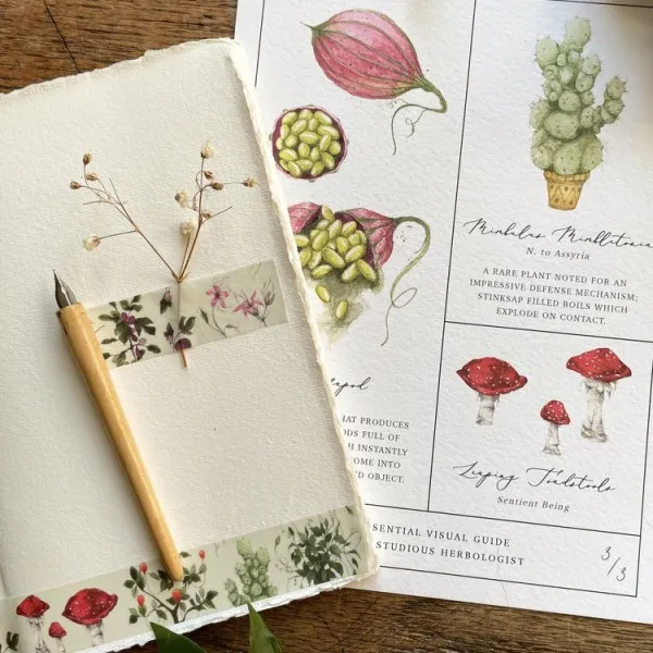 Lavinia-Stamps Magical Botanical Herbology Washitape