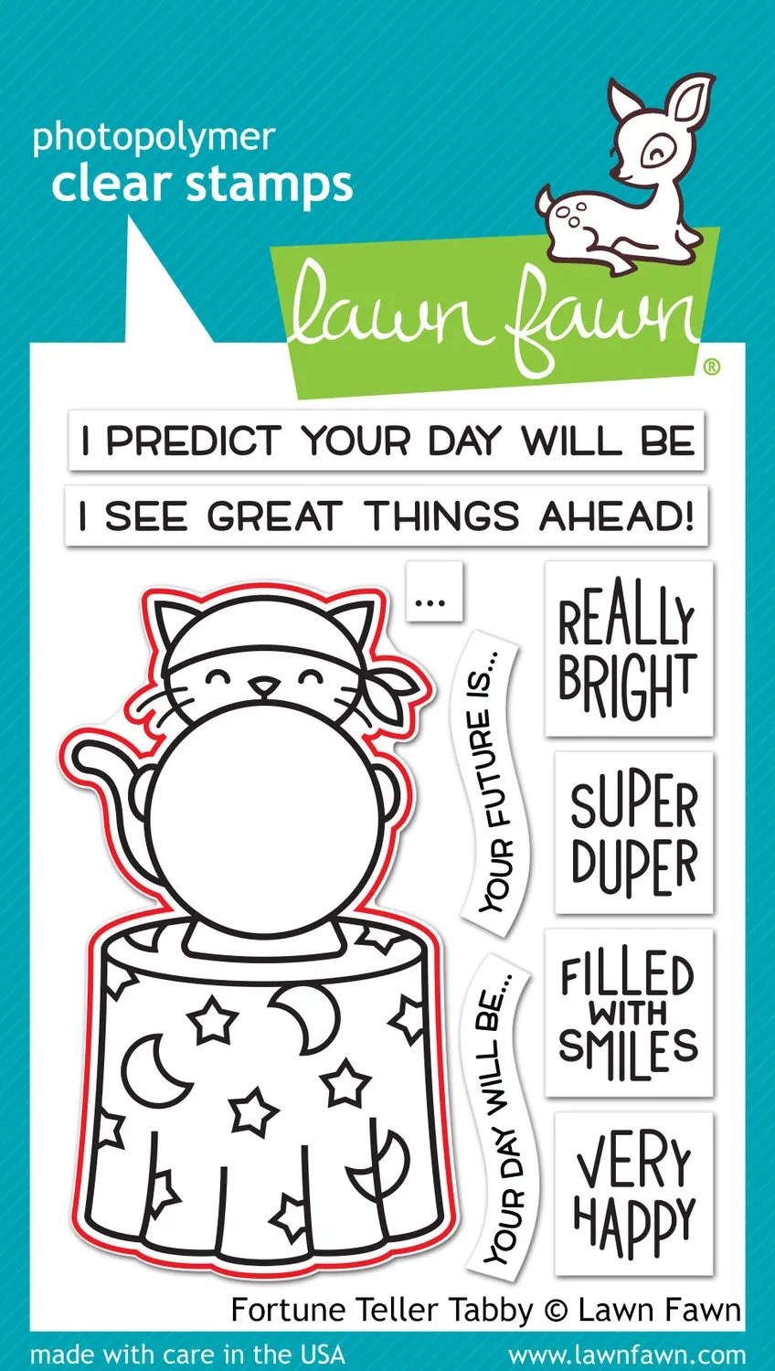 Lawn Fawn Fortune Teller Tabby Lawn Cuts Stanzen 2-teilig