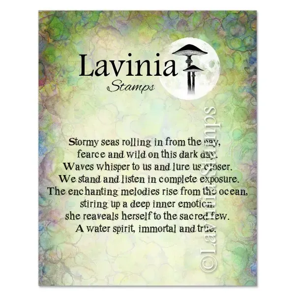 Lavinia Stamps Water Spirit Verse Clearstempel Spruch englisch