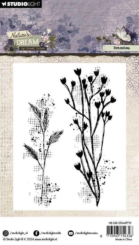 Hazel Eaton Nature's Dream 2 Clear Stamp Branches Zweige