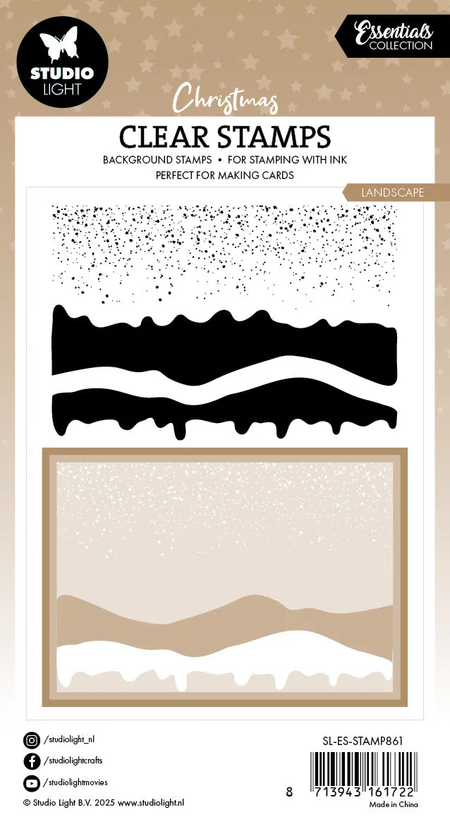 StudioLight Essentials Stempel Snow Landscape Winter