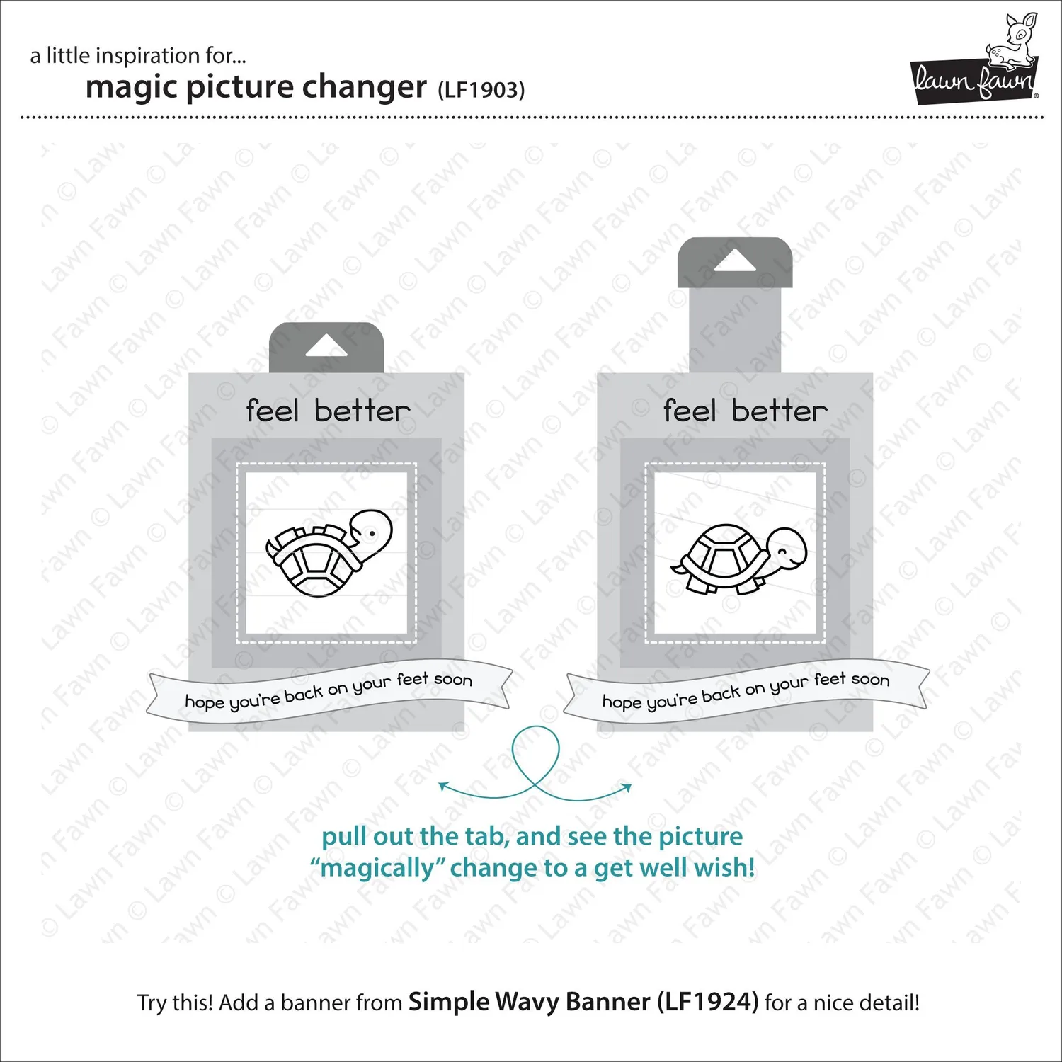 Lawn Fawn Magic Picture Changer Stanzschablone interaktiv
