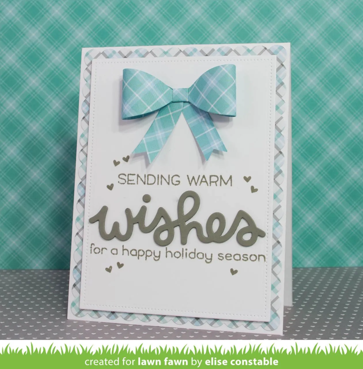 Lawn Fawn Put a Bow on It Lawn Cuts Stanze Schleife 3er