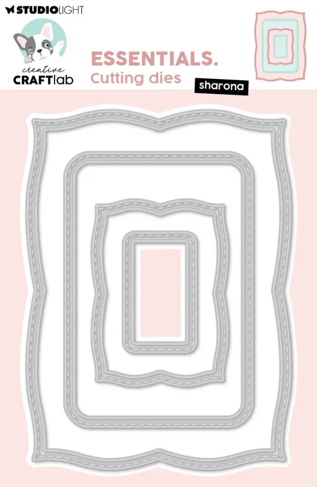 StudioLight Creative Craftlab Sharona Stanzschablone 108x147 mm Hintergrund