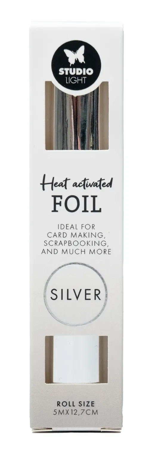 StudioLight Essentials Hot Foil Folie Silber 5 m metallic