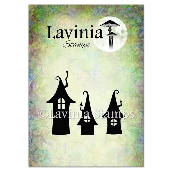 Lavinia Stamps Small Pixy Houses Stempel klar