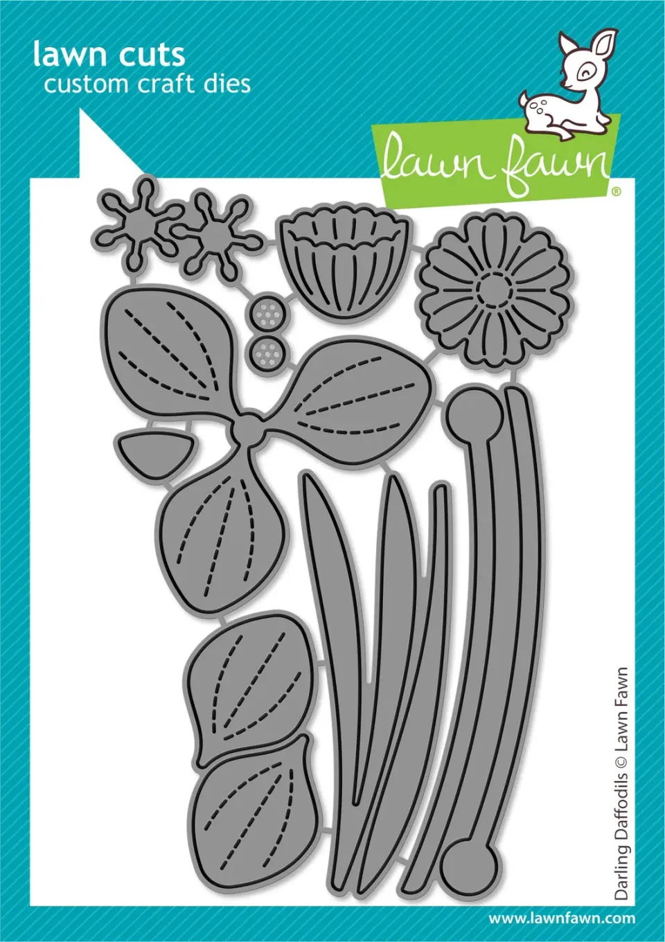 Lawn Fawn Lawn Cuts Darling Daffodils Stanzschablonen Narzissen