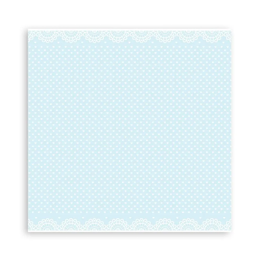 Stamperia Baby Dream Blue Scrapbookblock blau 20,3 cm