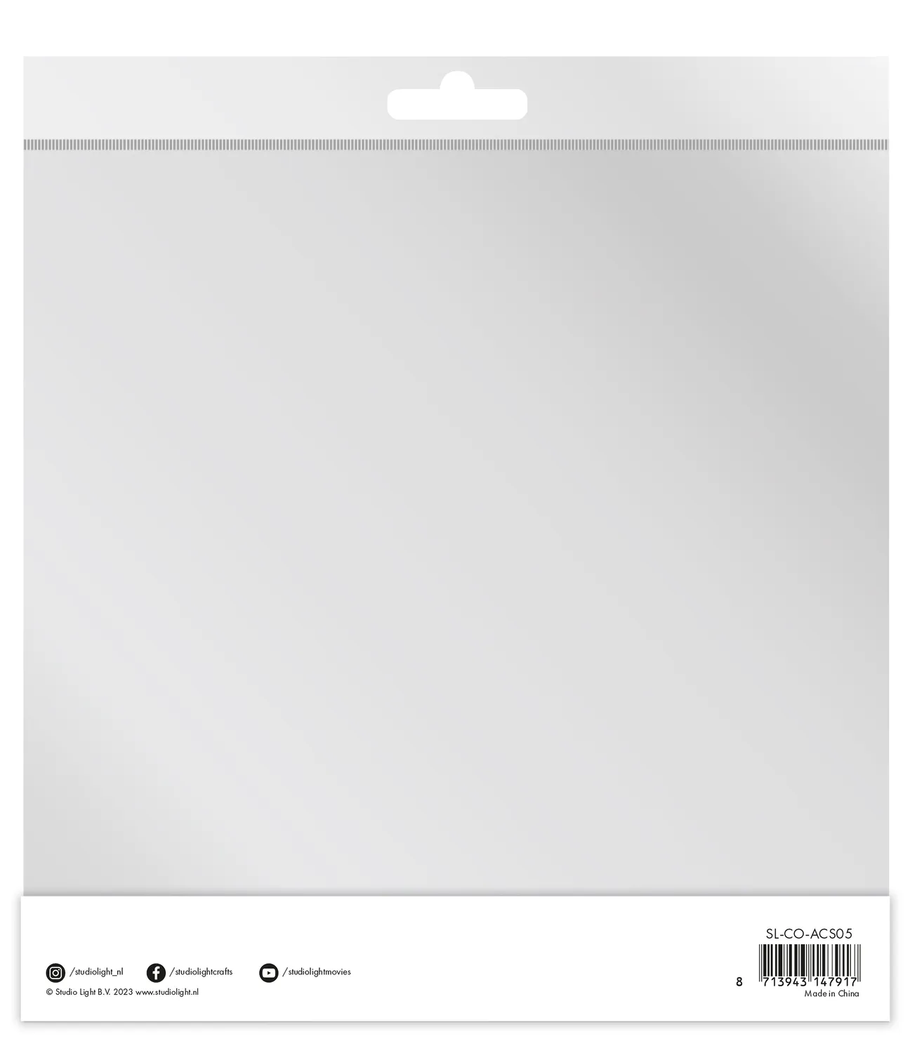 StudioLight Essentials Acetatfolie transparent 203x203mm 6 Blatt