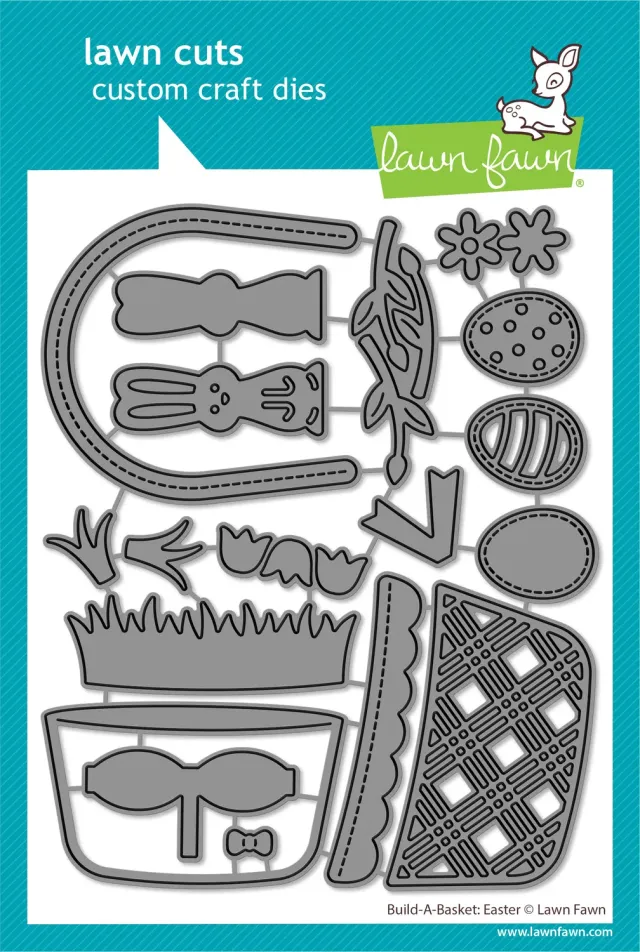 Lawn Fawn Lawn Cuts Build-a-Basket Easter Stanze Ostern