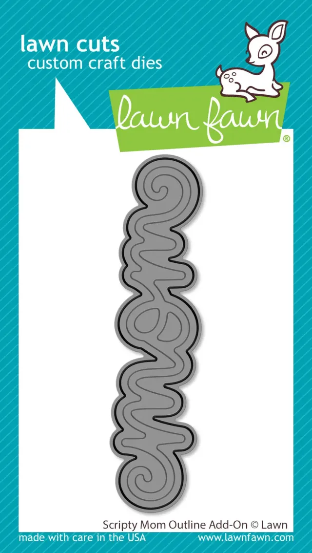 Lawn Fawn Scripty Mom Outline Add-On Stanze 1-tlg Kontur