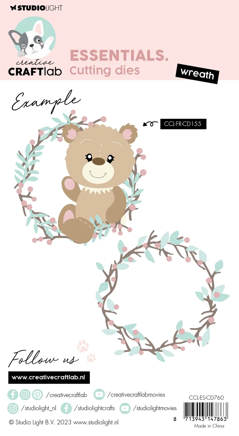 Creative Craftlab Essentials Stanzschablone Wreath Kranz