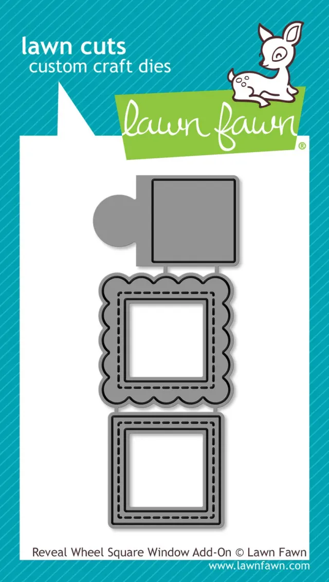 Lawn Fawn Lawn Cuts Reveal Wheel Square Window Stanzschablone