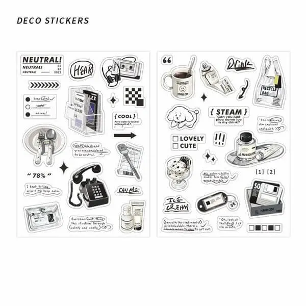 Ieebee Coffee & Cake Sticker 2 Stück Butter Cake Motiv