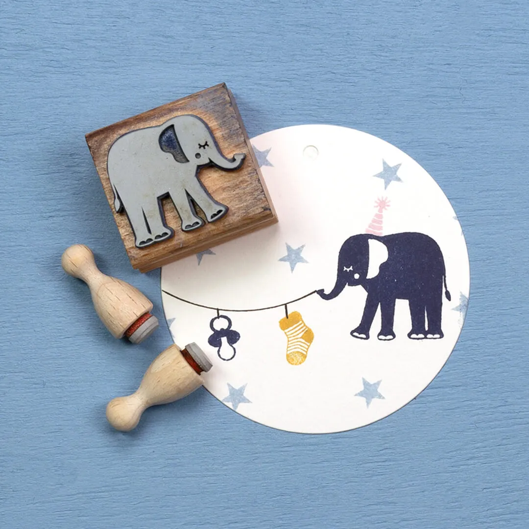 Perlenfischer Babysocke klein Stempel Geburt 9x11 mm