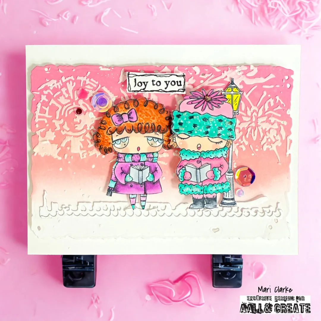 AALL and Create Petal Cipher Schablonen-Set 15x15 cm 4-teilig