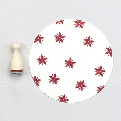 Perlenfischer Sternenblüte Stempel 10x10 mm für Karten