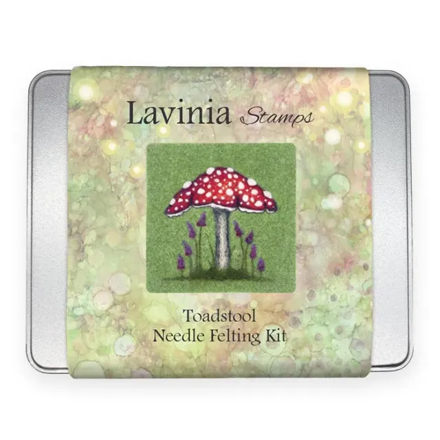 Lavinia-Stamps Toadstool Nadelfilzset Fliegenpilz Bastelset