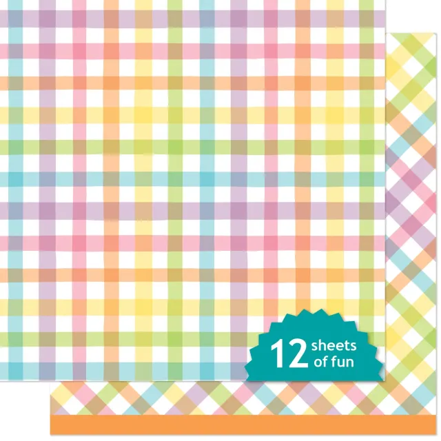 Lawn Fawn Ambrosia Salad Designpapier 30,5x30,5 Gingham